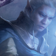 An elven adventurer shines a light on a clue in a new Magic: The Gathering/Dungeons & Dragons crossover adventure.